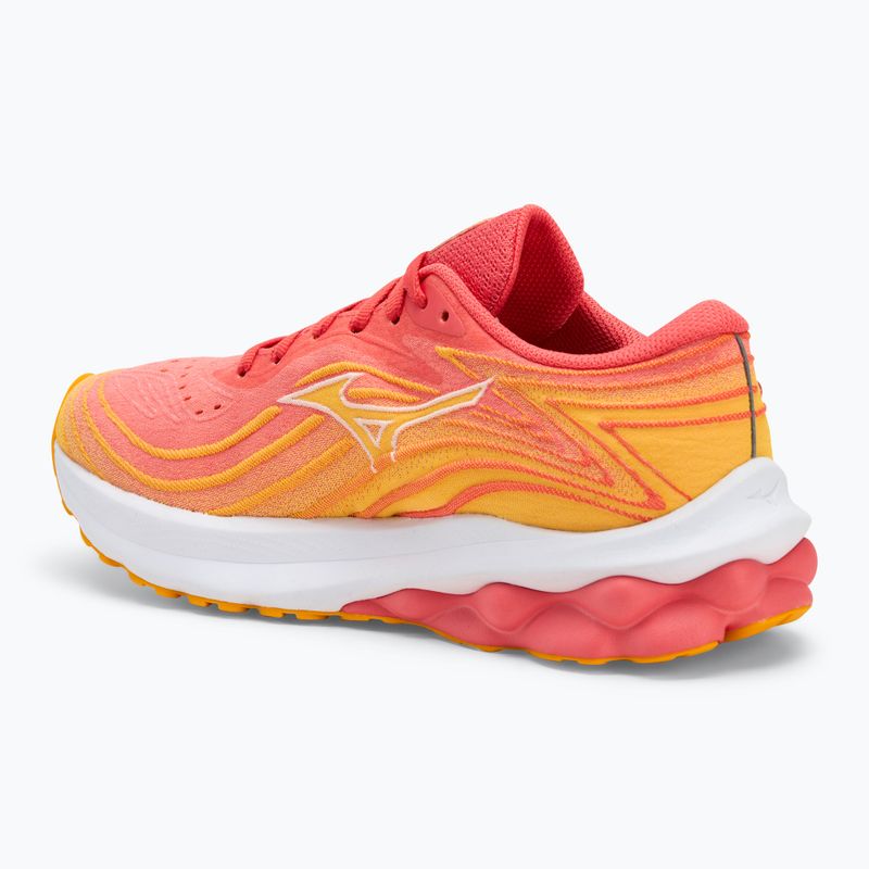 Buty do biegania damskie Mizuno Wave Skyrise 5 dubarry/ white/ citrus 3