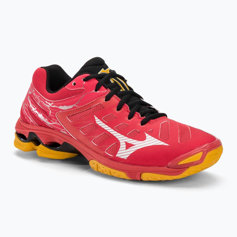 Buty do siatkówki Mizuno Wave Voltage radiant red/white/carrot curl