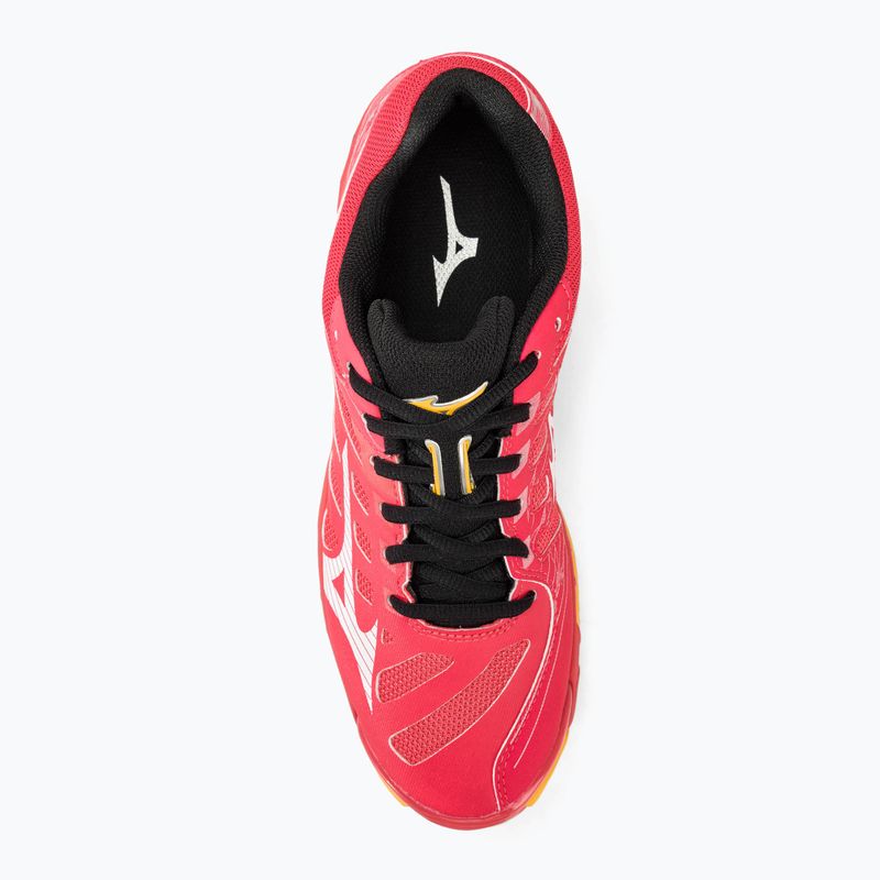 Buty do siatkówki Mizuno Wave Voltage radiant red/white/carrot curl 5