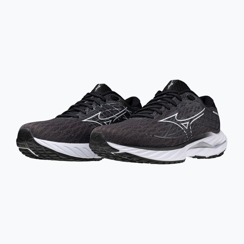 Buty do biegania damskie Mizuno Wave Inspire 20  ebony/ white/ black 8