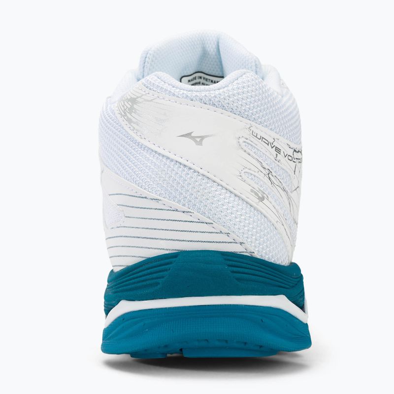 Buty do siatkówki Mizuno Wave Voltage Mid white/sailor blue/silver 6