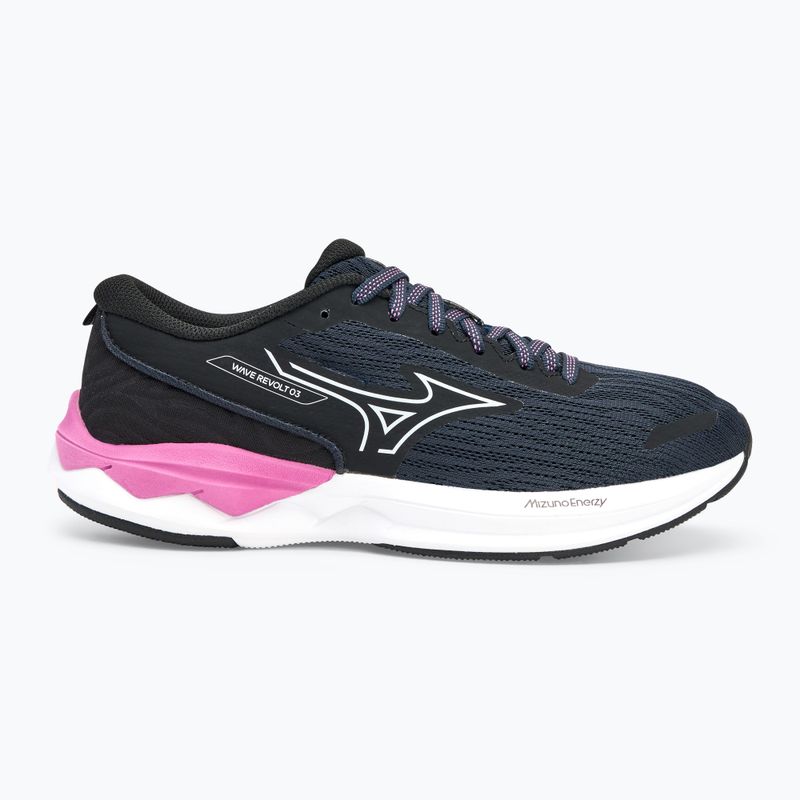 Buty do biegania damskie Mizuno Wave Revolt 3 navy peony/ white/ rosebud 2