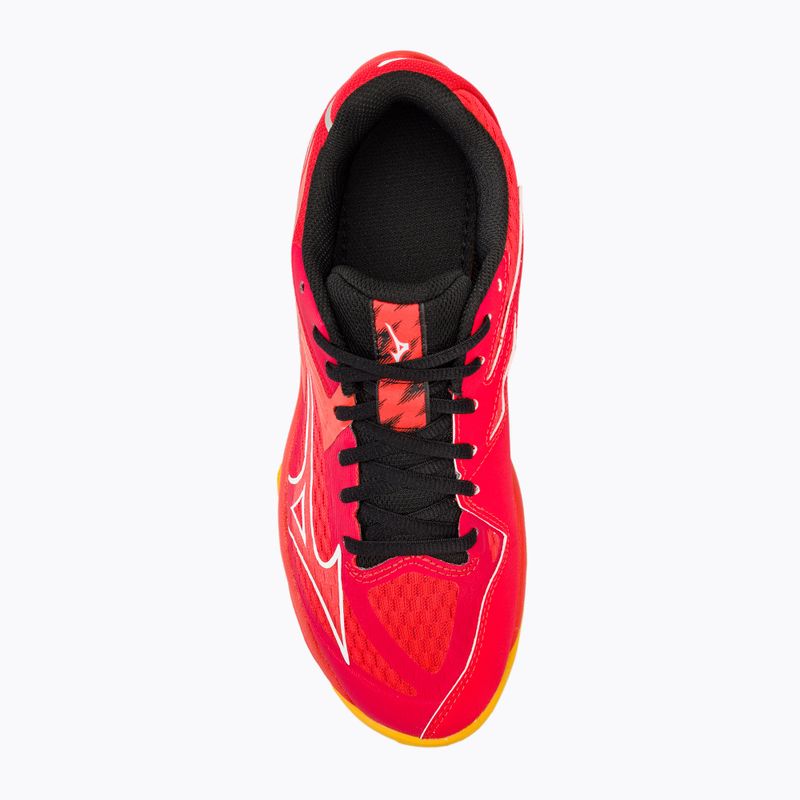 Buty do siatkówki męskie Mizuno Thunder Blade Z radiant red/white/carrot curl 5