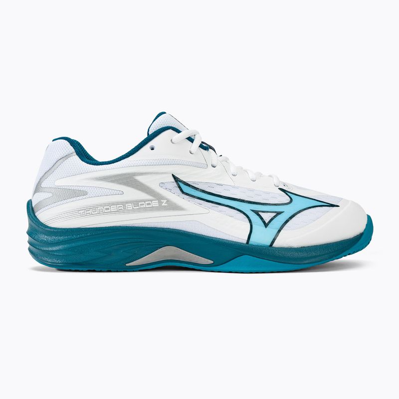 Buty do siatkówki męskie Mizuno Thunder Blade Z white/sailor blue/silver 2