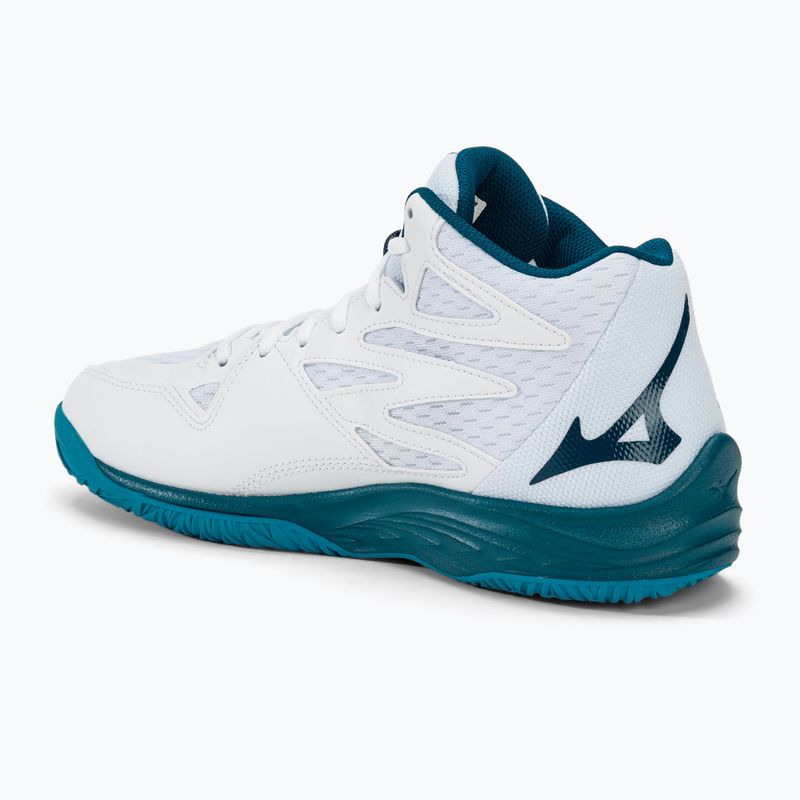 Buty do siatkówki Mizuno Thunder Blade Z Mid white/sailor blue/silver 3