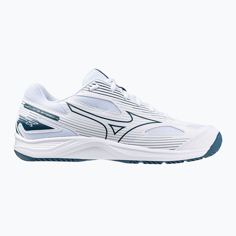 Buty do siatkówki Mizuno Cyclone Speed 4 white/sailor blue/silver 8