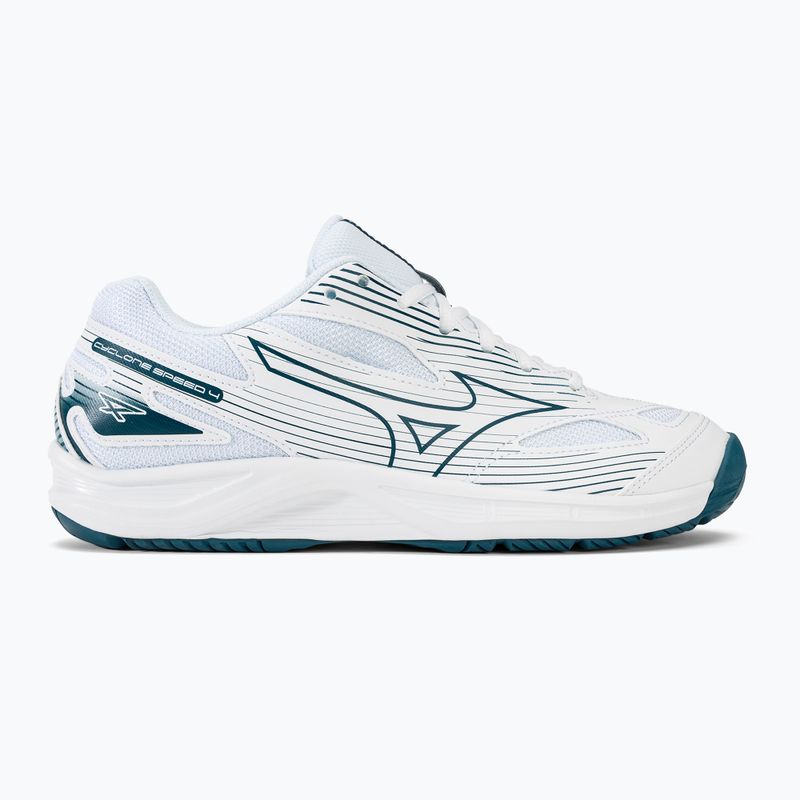 Buty do siatkówki Mizuno Cyclone Speed 4 white/sailor blue/silver 2