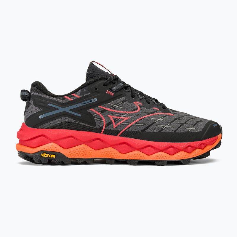 Buty do biegania męskie Mizuno Wave Mujin 10 black/cayenne/nasturtium 2