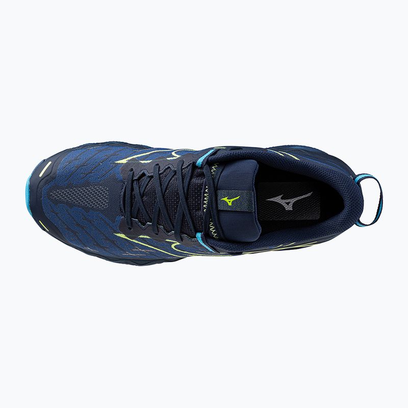 Buty do biegania męskie Mizuno Wave Mujin 10 dress blues/sharp green/swim cap 11