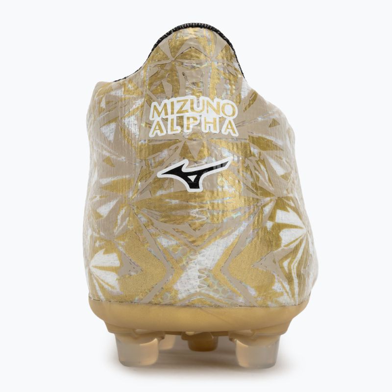 Buty piłkarskie męskie Mizuno Alpha Japan AG white/ge gold/black 6