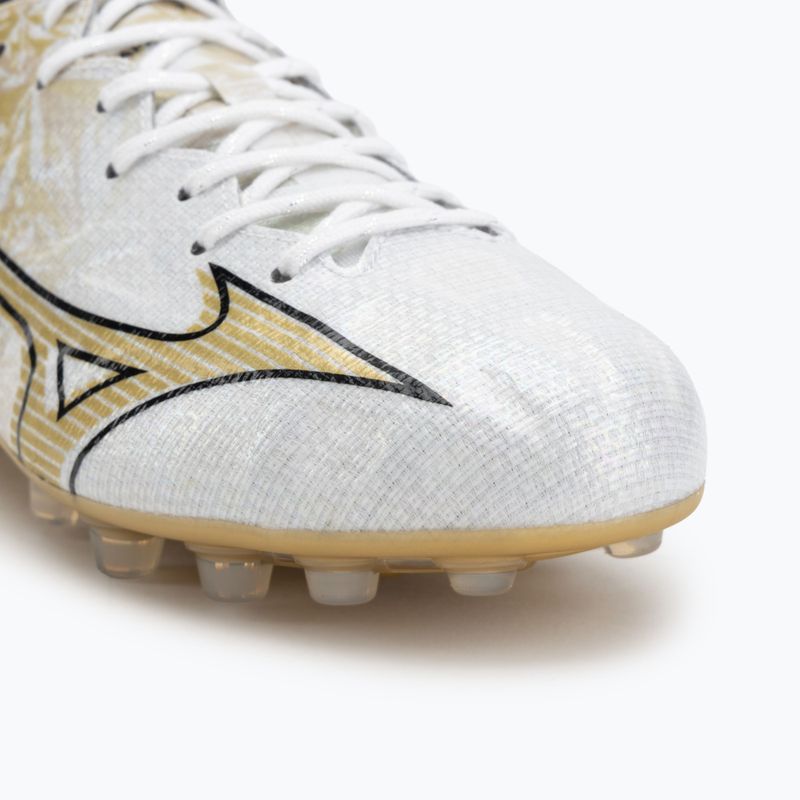 Buty piłkarskie męskie Mizuno Alpha Japan AG white/ge gold/black 7