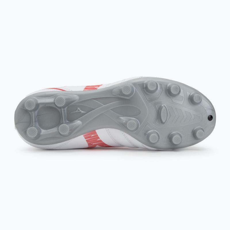 Buty piłkarskie dziecięce Mizuno Monarcida Neo III Select Jr MD white/radiant red 4