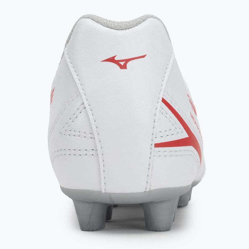 Buty piłkarskie dziecięce Mizuno Monarcida Neo III Select Jr MD white/radiant red 6