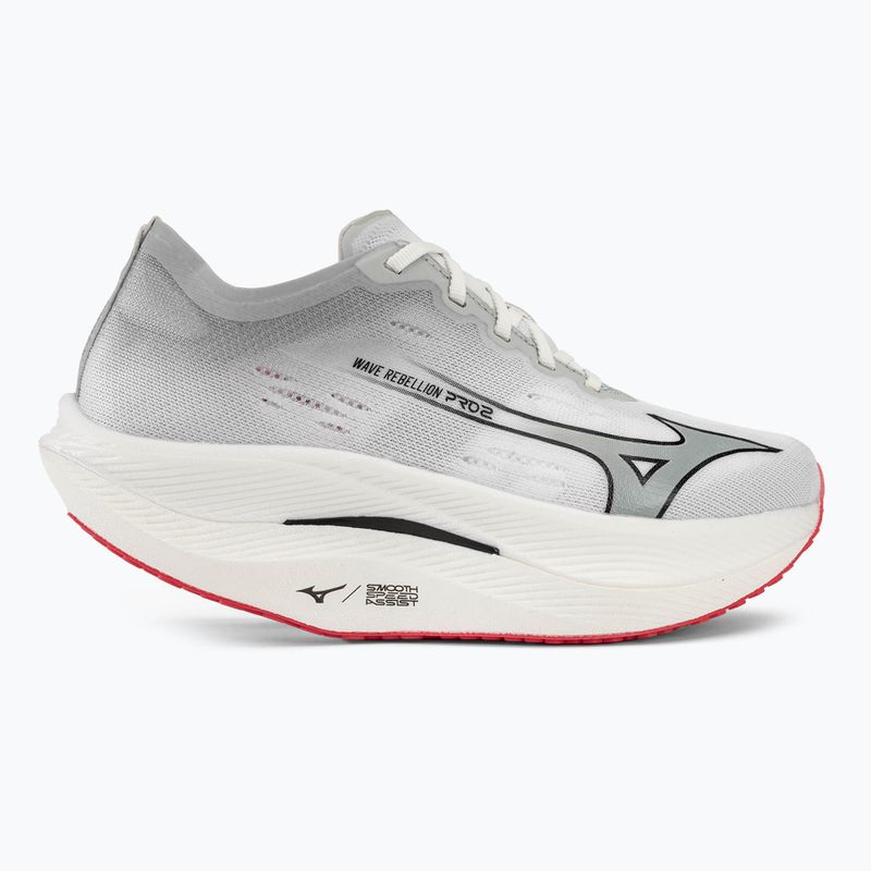 Buty do biegania damskie Mizuno Wave Rebellion Pro 2 white/harbor mist/cayenne 2