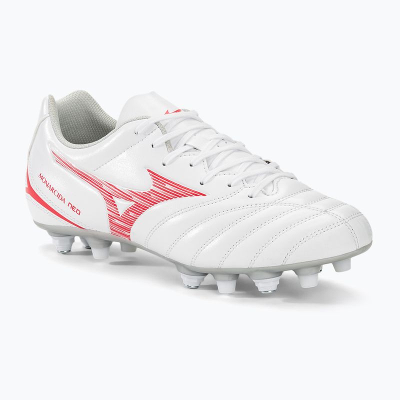 Buty piłkarskie Mizuno Monarcida Neo III Select Mix white/radiant red