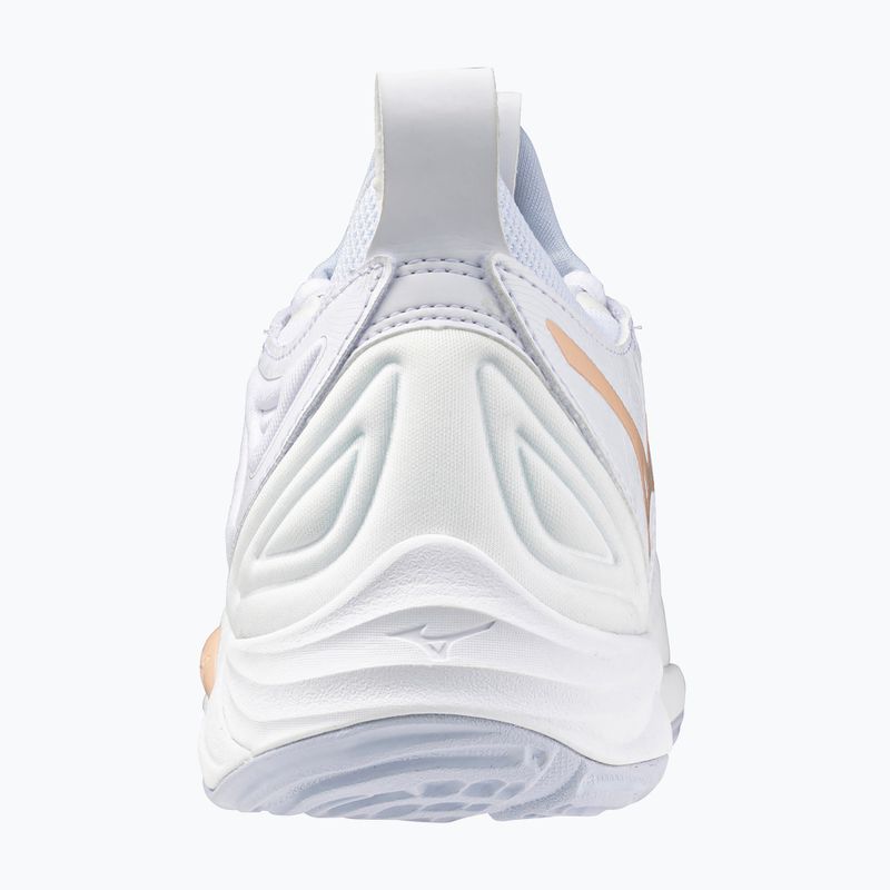 Buty do siatkówki damskie Mizuno Wave Momentum 3 white/ navy peony/ peach parfait 3