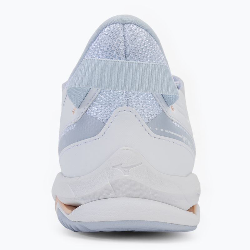 Buty do piłki ręcznej damskie Mizuno Wave Mirage 5 white/navy peony/peach parfait 6