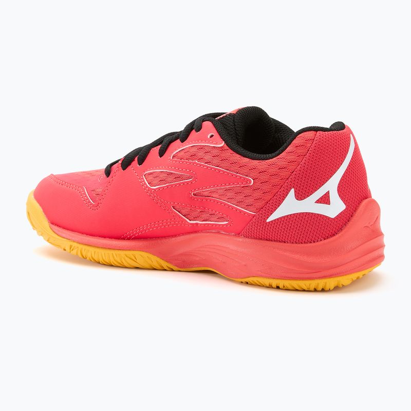 Buty do siatkówki dziecięce Mizuno Lightning Star Z7 radiant red/white/carrot curl 3