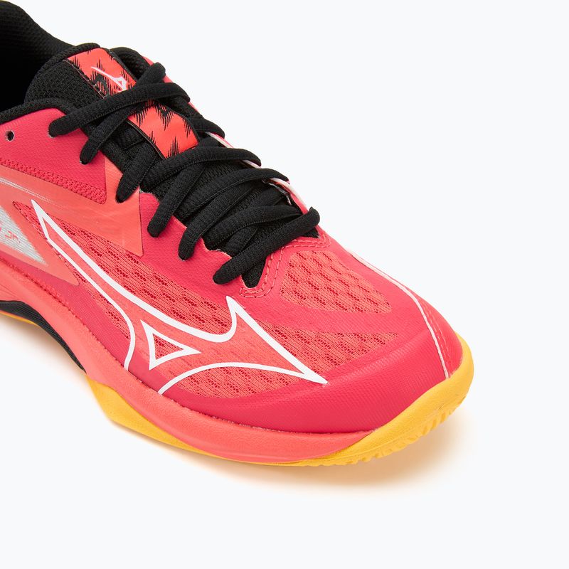 Buty do siatkówki dziecięce Mizuno Lightning Star Z7 radiant red/white/carrot curl 7