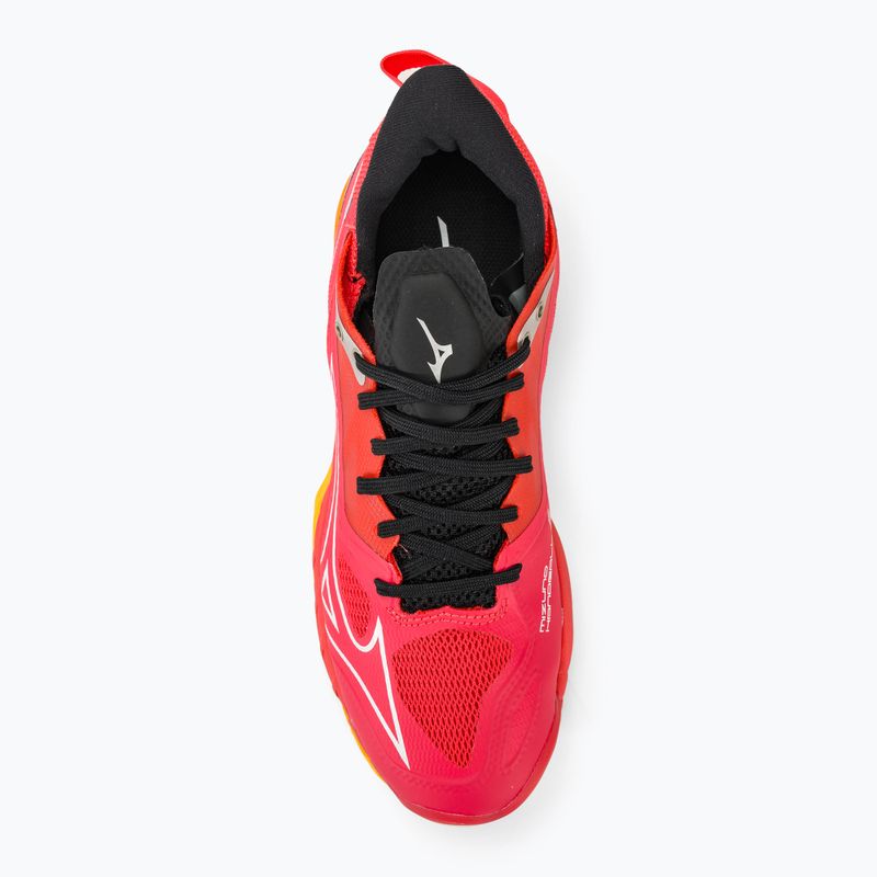 Buty do piłki ręcznej Mizuno Wave Mirage 5 radiant red/white/carrot curl 6