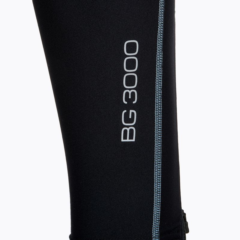 Legginsy do biegania męskie Mizuno BG3000 Long black/ aquifer 4