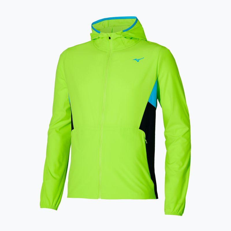 Kurtka do biegania męska Mizuno Alpha Jacket lime