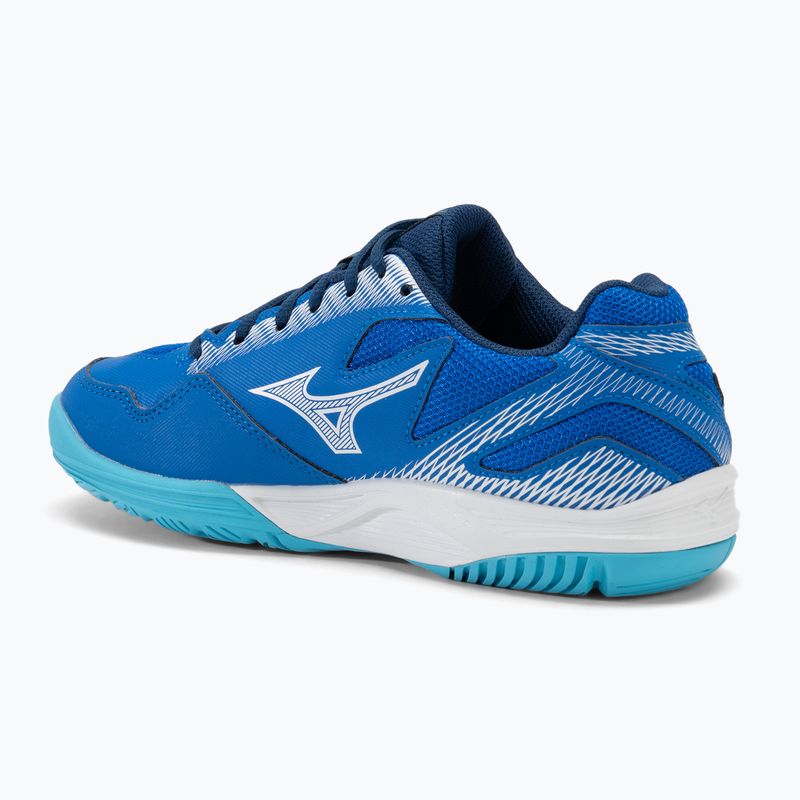 Buty do piłki ręcznej dzieciięce Mizuno Stealth Star 2 Jr mugen blue/white/estate blue 3