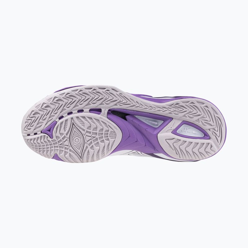 Buty do piłki ręcznej damskie Mizuno Wave Mirage 5 white/patrician purple/quince 9