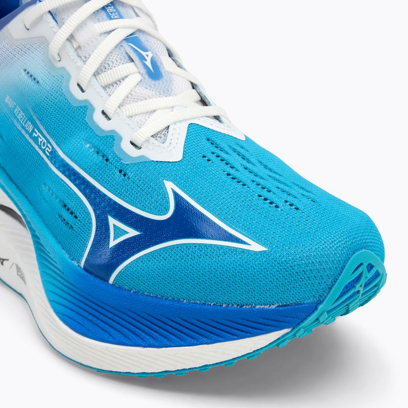 Buty do biegania męskie Mizuno Wave Rebellion Pro 2 river blue/mugen blue/white 7