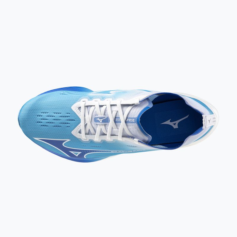 Buty do biegania męskie Mizuno Wave Rebellion Pro 2 river blue/mugen blue/white 12