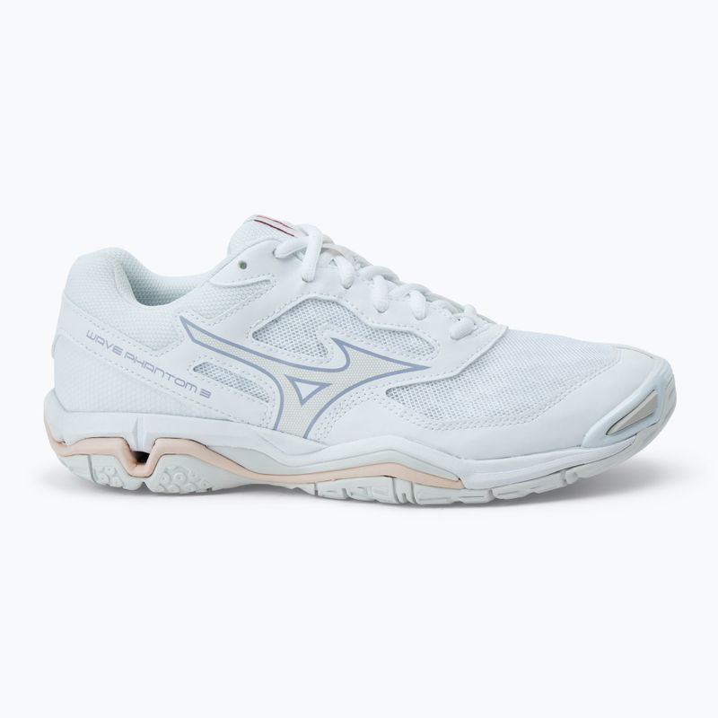 Buty do piłki ręcznej damskie Mizuno Wave Phantom 3 white/aleutian/cloud pink 2