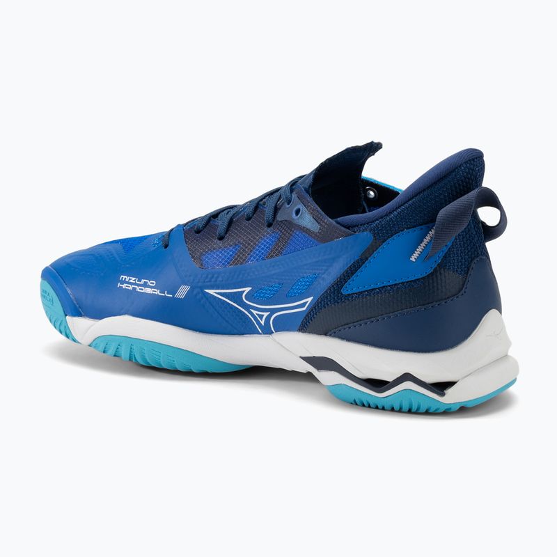 Buty do piłki ręcznej męskie Mizuno Wave Mirage 5 mugen blue/white/estate blue 3