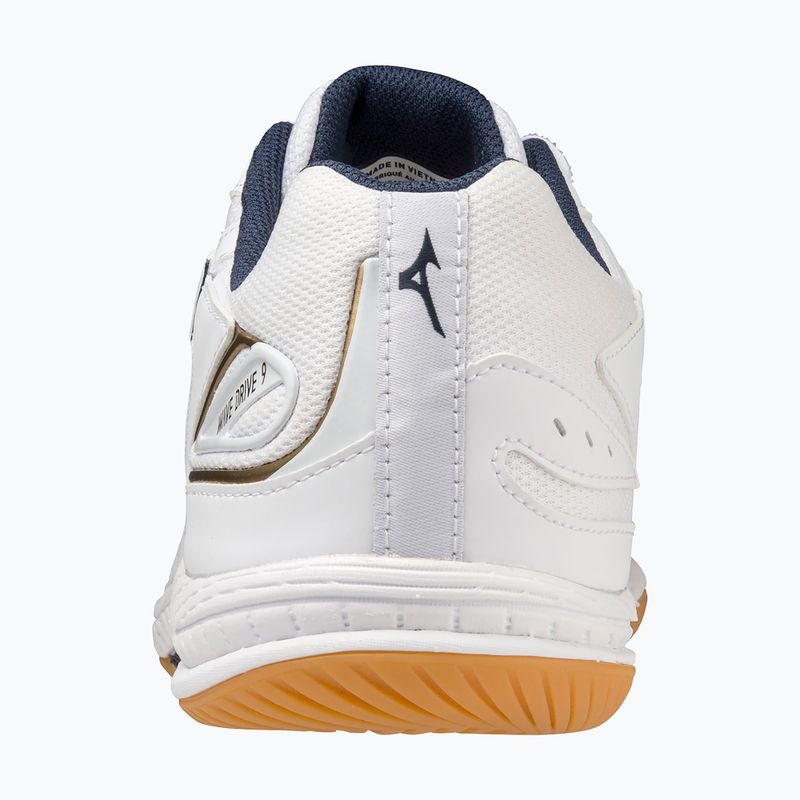 Buty do tenisa Mizuno Wave Drive 9 white/dress blues/gold 3