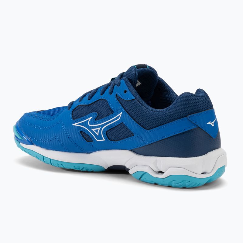 Buty do piłki ręcznej męskie Mizuno Wave Phantom 3 mugen blue/white/estate blue 3