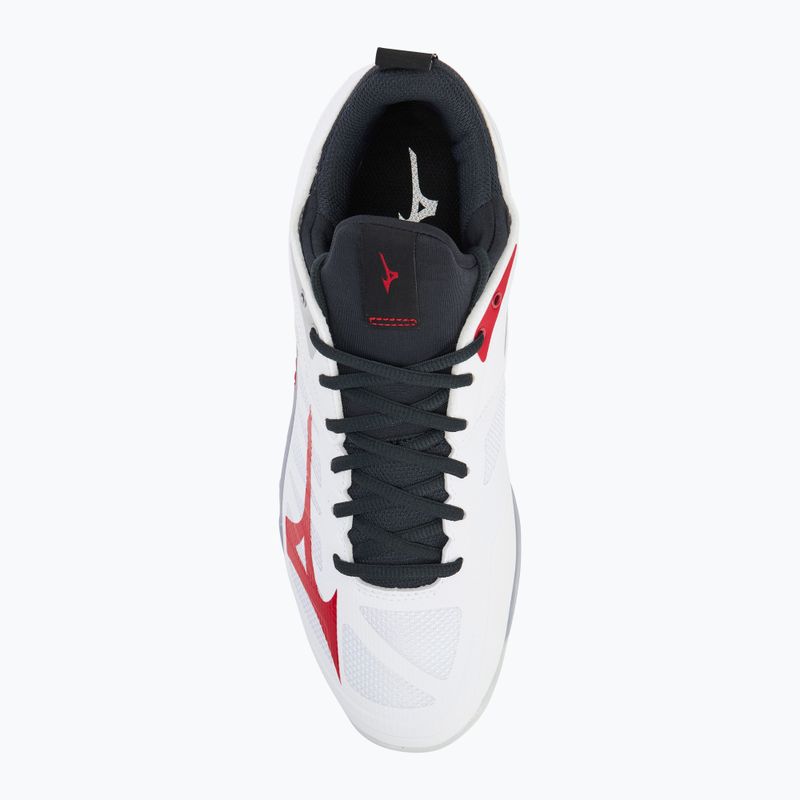 Buty do siatkówki Mizuno Wave Dimension white/salsa/black 5