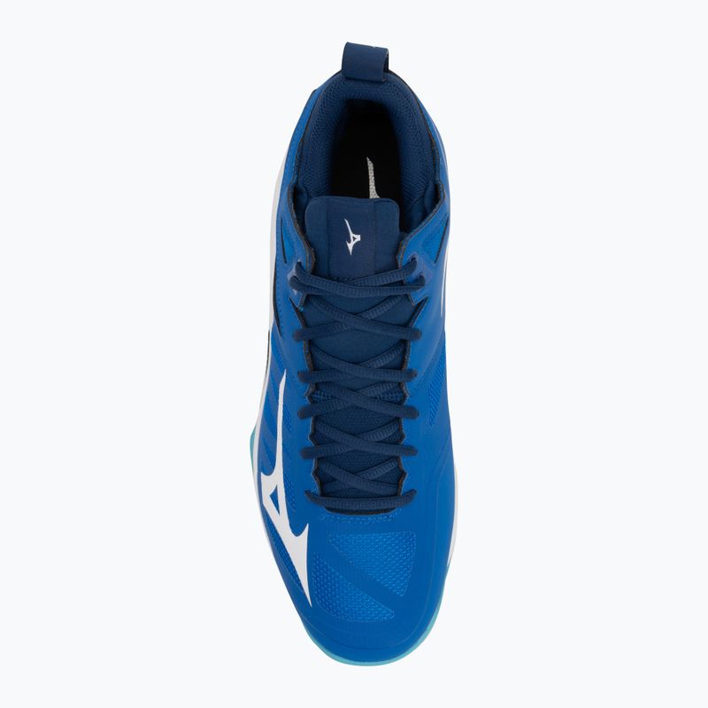 Buty do siatkówki Mizuno Wave Dimension Mid mugen blue/white/estate blue 5