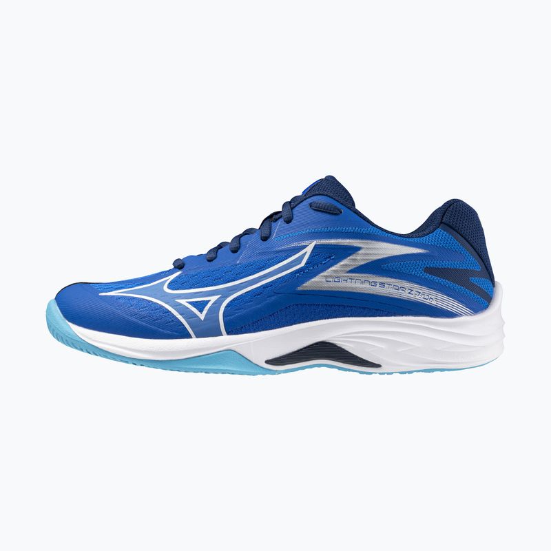 Buty do siatkówki dziecięce Mizuno Lightning Star Z7 mugen blue/white/estate blue 8