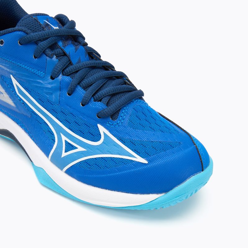 Buty do siatkówki dziecięce Mizuno Lightning Star Z7 mugen blue/white/estate blue 7