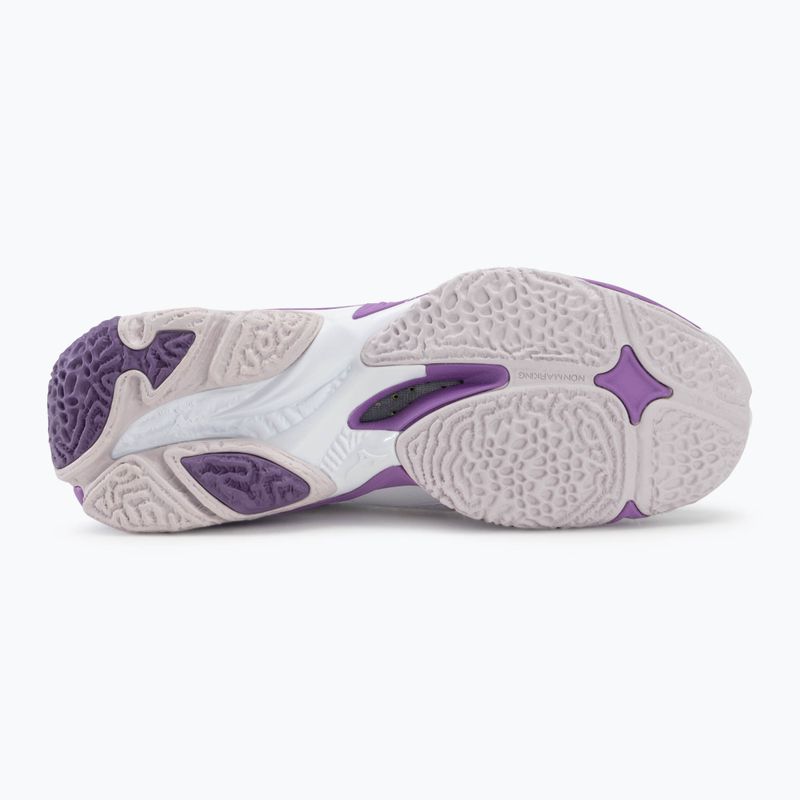 Buty do siatkówki damskie Mizuno Wave Lightning Z8 white/patrician purple/quince 4