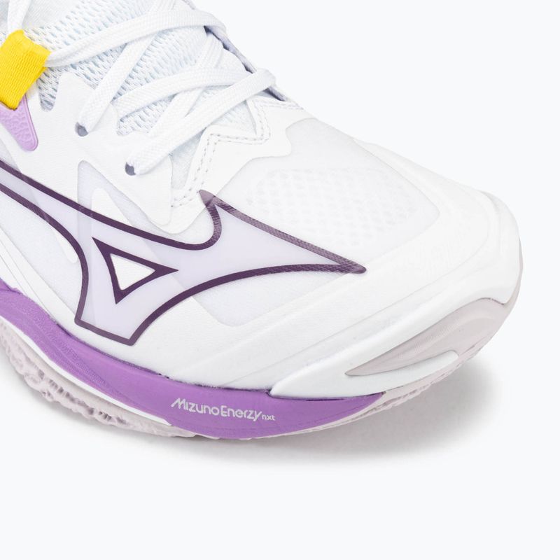 Buty do siatkówki damskie Mizuno Wave Lightning Z8 white/patrician purple/quince 7