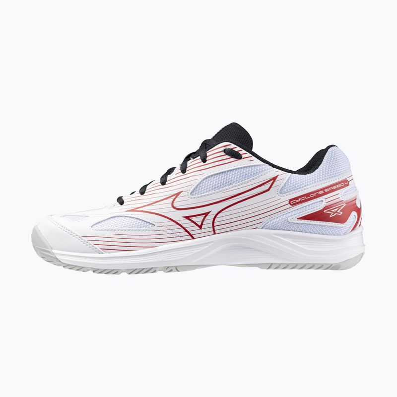 Buty do siatkówki Mizuno Cyclone Speed 4 white/salsa/black 8