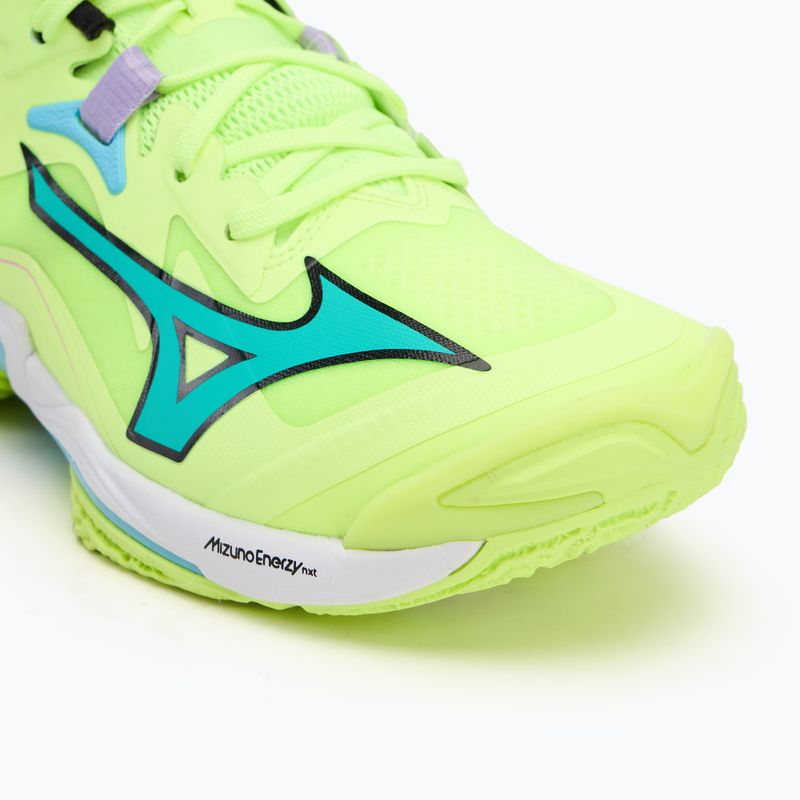 Buty do siatkówki Mizuno Wave Lightning Z8 Mid neo lime/black/splish splash 7
