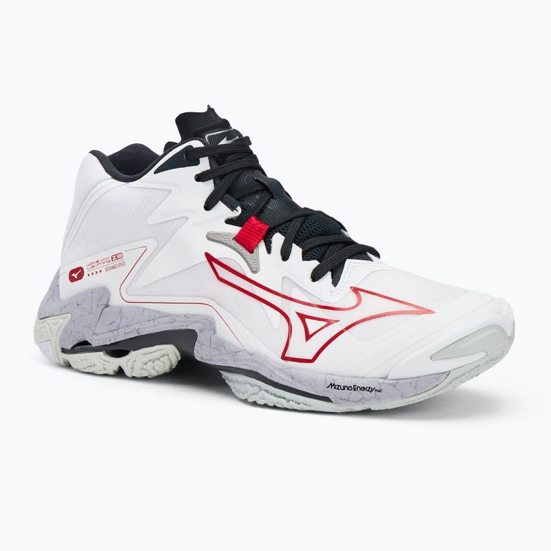 Buty do siatkówki Mizuno Wave Lightning Z8 Mid white/salsa/black