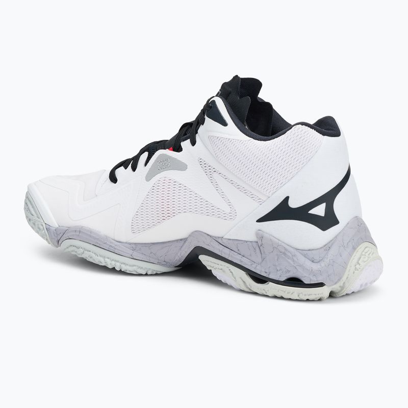 Buty do siatkówki Mizuno Wave Lightning Z8 Mid white/salsa/black 3