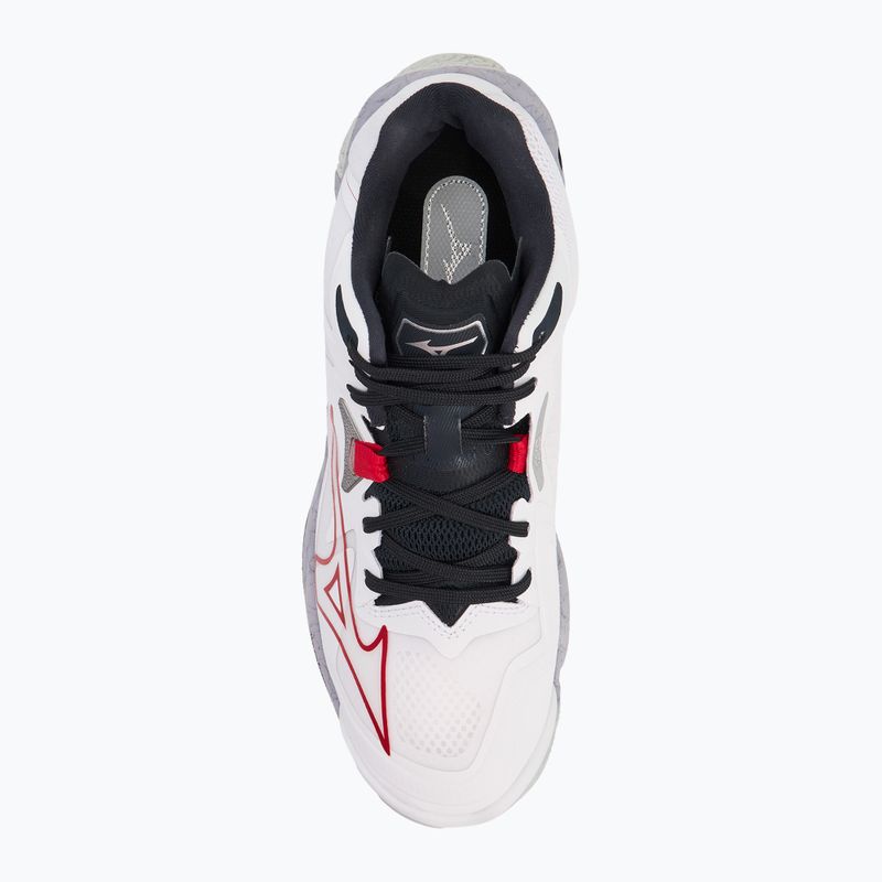 Buty do siatkówki Mizuno Wave Lightning Z8 Mid white/salsa/black 5