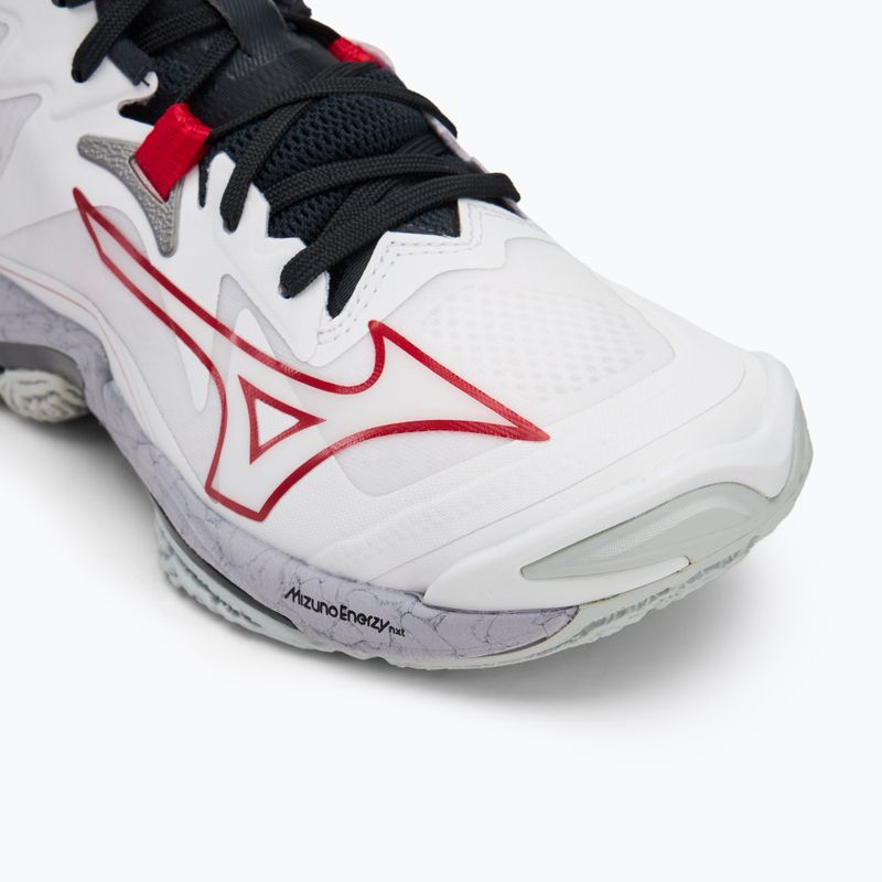 Buty do siatkówki Mizuno Wave Lightning Z8 Mid white/salsa/black 7