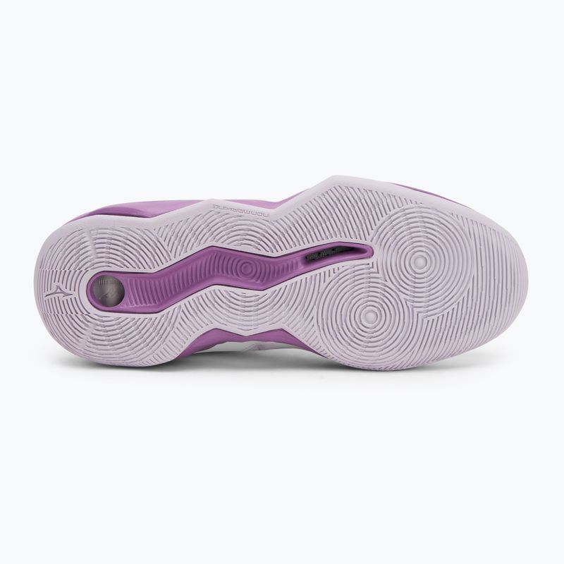 Buty do siatkówki damskie Mizuno Wave Dimension Mid white/patrician purple/quince 4