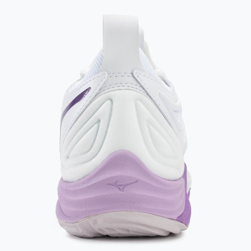 Buty do siatkówki damskie Mizuno Wave Momentum 3 white/patrician purple/quince 6