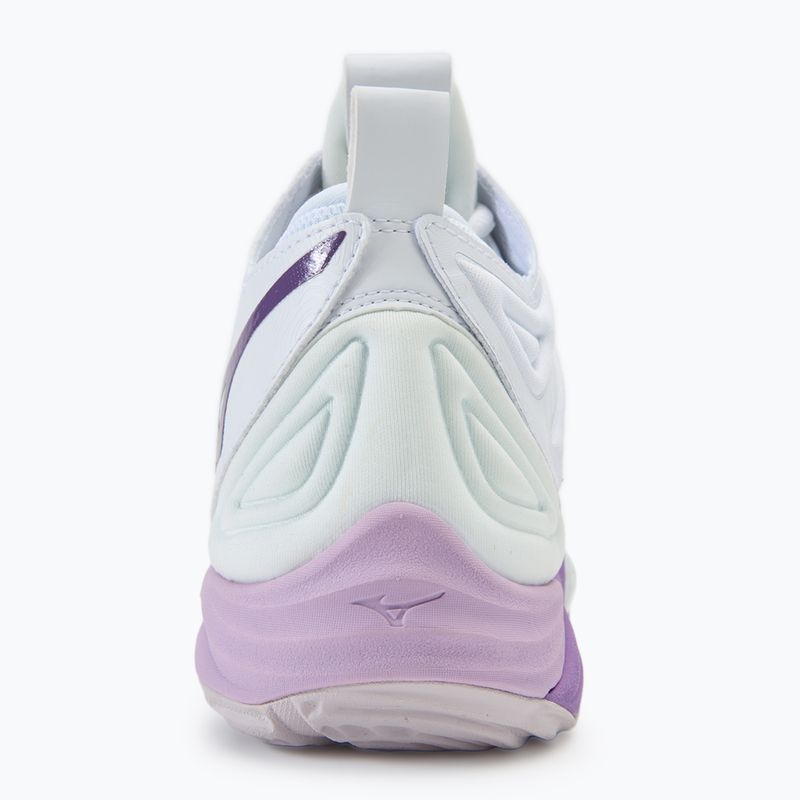 Buty do siatkówki damskie Mizuno Wave Momentum 3 Mid white/patrician purple/quince 6