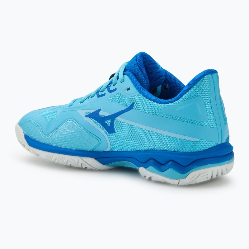 Buty do tenisa damskie Mizuno Wave Exceed Light 2 AC river blue/white/mugen blue 3